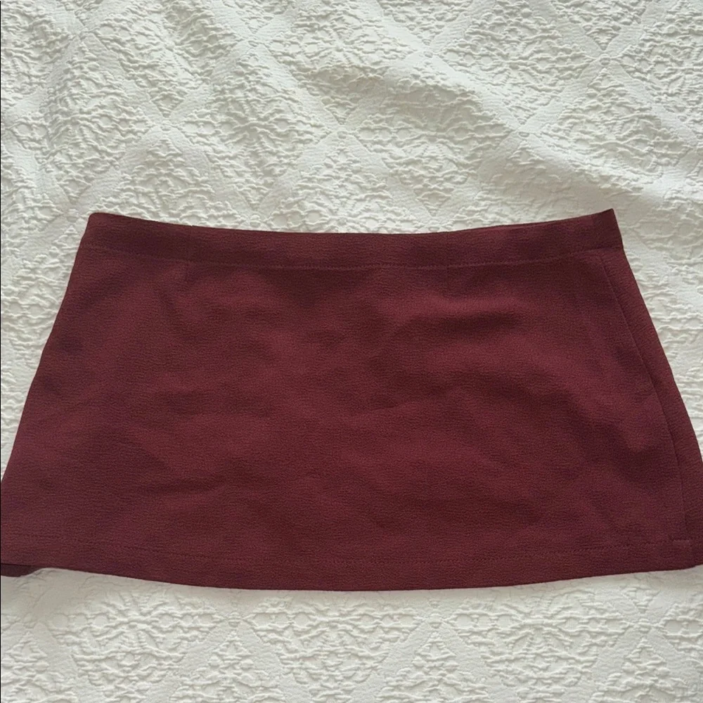 Miaou Micro Mini Skirt in Russet Size Small - Picture 3 of 4